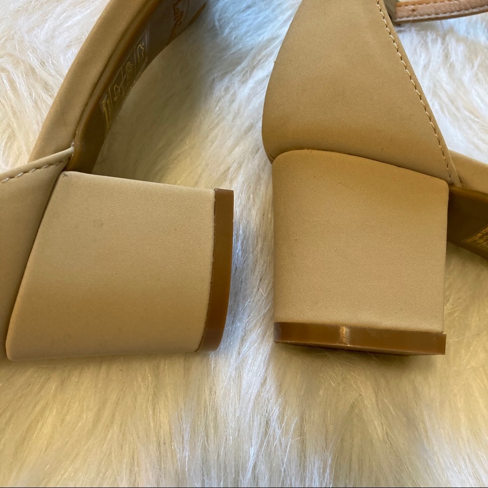 Sale $5 For $25 Luv Mark Chunky Strappy Heels - Picture 7 of 8